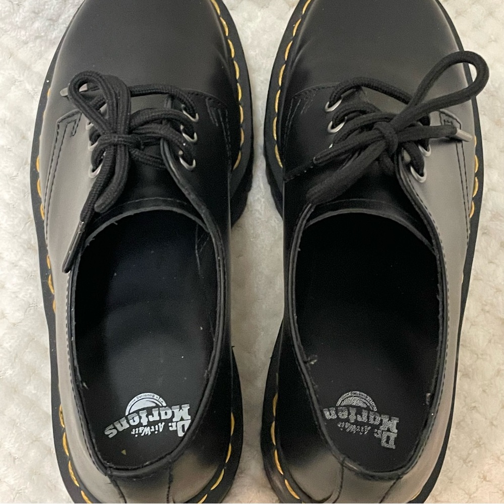 Dr. Martens Black Platform Quad oxfords size 7 - Picture 6 of 10